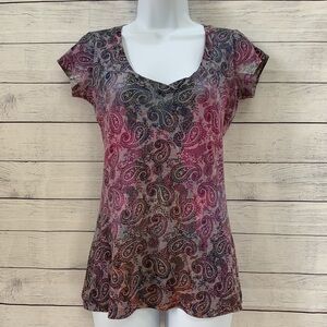 Maurices Paisley Burnout Tee